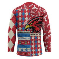 Personalized Antigua & Barbuda Cricket Christmas Hockey Jersey Merry Xmas Falcons - Wonder Print Shop