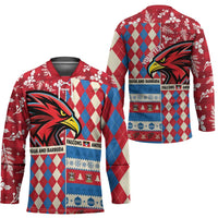 Personalized Antigua & Barbuda Cricket Christmas Hockey Jersey Merry Xmas Falcons - Wonder Print Shop