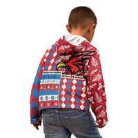 Personalized Antigua & Barbuda Cricket Christmas Kid Hoodie Merry Xmas Falcons - Wonder Print Shop