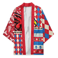 Personalized Antigua & Barbuda Cricket Christmas Kimono Merry Xmas Falcons - Wonder Print Shop