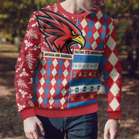 Personalized Antigua and Barbuda Cricket Christmas Ugly Christmas Sweater Merry Xmas Falcons - Wonder Print Shop
