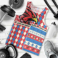 Personalized Antigua & Barbuda Cricket Christmas Men Tank Top Merry Xmas Falcons - Wonder Print Shop