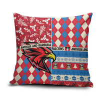 Antigua & Barbuda Cricket Christmas Pillow Cover Merry Xmas Falcons - Wonder Print Shop