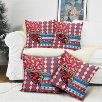 Antigua & Barbuda Cricket Christmas Pillow Cover Merry Xmas Falcons - Wonder Print Shop