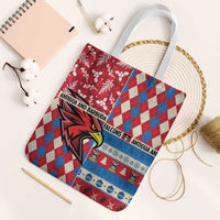 Antigua & Barbuda Cricket Christmas Tote Bag Merry Xmas Falcons - Wonder Print Shop