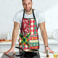 Amazon Warriors Cricket Christmas Apron Guyana Merry Xmas - Wonder Print Shop