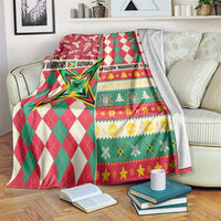 Amazon Warriors Cricket Christmas Blanket Guyana Merry Xmas - Wonder Print Shop