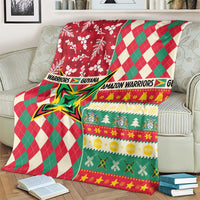Amazon Warriors Cricket Christmas Blanket Guyana Merry Xmas - Wonder Print Shop