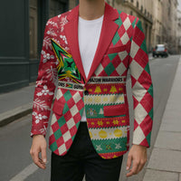 Personalized Amazon Warriors Cricket Christmas Blazer Guyana Merry Xmas - Wonder Print Shop
