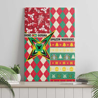 Amazon Warriors Cricket Christmas Canvas Wall Art Guyana Merry Xmas - Wonder Print Shop