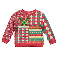 Personalized Amazon Warriors Cricket Christmas Kid Ugly Christmas Sweater Guyana Merry Xmas - Wonder Print Shop