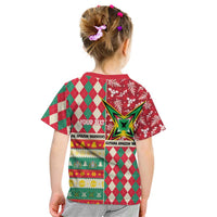 Personalized Amazon Warriors Cricket Christmas Kid T Shirt Guyana Merry Xmas - Wonder Print Shop