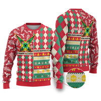 Personalized Amazon Warriors Cricket Christmas Ugly Christmas Sweater Guyana Merry Xmas - Wonder Print Shop