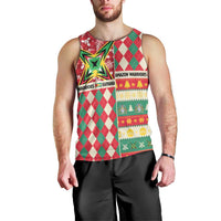 Personalized Amazon Warriors Cricket Christmas Men Tank Top Guyana Merry Xmas - Wonder Print Shop