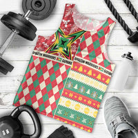 Personalized Amazon Warriors Cricket Christmas Men Tank Top Guyana Merry Xmas - Wonder Print Shop