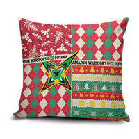 Amazon Warriors Cricket Christmas Pillow Cover Guyana Merry Xmas - Wonder Print Shop