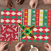Amazon Warriors Cricket Christmas Puzzle Guyana Merry Xmas - Wonder Print Shop