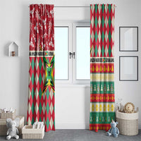 Amazon Warriors Cricket Christmas Window Curtain Guyana Merry Xmas - Wonder Print Shop