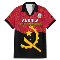 Personalised Angola Independence Day Family Matching Mermaid Dress and Hawaiian Shirt Angolan Samakaka With Giant Sable Antelope - Wonder Print Shop