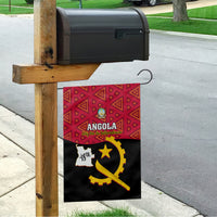 Personalised Angola Independence Day Garden Flag Angolan Samakaka With Giant Sable Antelope - Wonder Print Shop