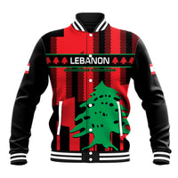 Personalised Lebanon Independence Day Baseball Jacket Lebanese Cedar 80 Years Of Anniversary - Wonder Print Shop