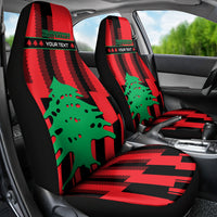 Personalised Lebanon Independence Day Car Seat Cover Lebanese Cedar 80 Years Of Anniversary - Wonder Print Shop