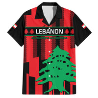Personalised Lebanon Independence Day Family Matching Short Sleeve Bodycon Dress and Hawaiian Shirt Lebanese Cedar 80 Years Of Anniversary - Wonder Print Shop