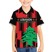 Personalised Lebanon Independence Day Family Matching Summer Maxi Dress and Hawaiian Shirt Lebanese Cedar 80 Years Of Anniversary - Wonder Print Shop