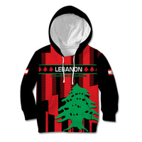 Personalised Lebanon Independence Day Kid Hoodie Lebanese Cedar 80 Years Of Anniversary - Wonder Print Shop