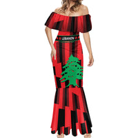Personalised Lebanon Independence Day Mermaid Dress Lebanese Cedar 80 Years Of Anniversary - Wonder Print Shop