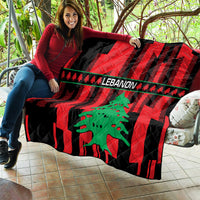 Personalised Lebanon Independence Day Quilt Lebanese Cedar 80 Years Of Anniversary - Wonder Print Shop