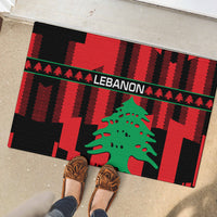 Personalised Lebanon Independence Day Rubber Doormat Lebanese Cedar 80 Years Of Anniversary - Wonder Print Shop