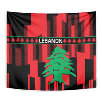 Personalised Lebanon Independence Day Tapestry Lebanese Cedar 80 Years Of Anniversary - Wonder Print Shop