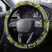 Niue Peniamina Gospel Day Steering Wheel Cover Unique Niean Hiapo - Wonder Print Shop