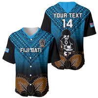 Custom Fiji Tapa Rugby Baseball Jersey Pacific 2023 Go Fijian Bati - Wonder Print Shop