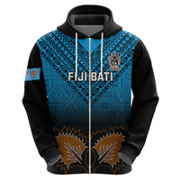 Custom Fiji Tapa Rugby Hoodie Pacific 2023 Go Fijian Bati - Wonder Print Shop