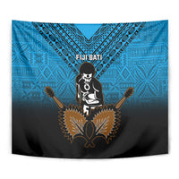 Fiji Tapa Rugby Tapestry Pacific 2023 Go Fijian Bati - Wonder Print Shop