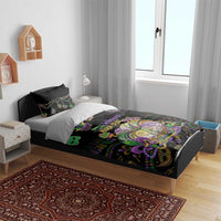 Happy And Delicious Mardi Gras Bedding Set King Cake And Luxury Beadeds - Wonder Print Shop