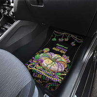 Happy And Delicious Mardi Gras Car Mats King Cake And Luxury Beadeds - Wonder Print Shop