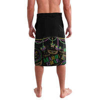Happy And Delicious Mardi Gras Lavalava King Cake And Luxury Beadeds - Wonder Print Shop