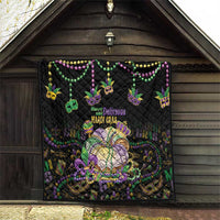 Happy And Delicious Mardi Gras Quilt King Cake And Luxury Beadeds - Wonder Print Shop
