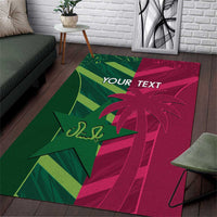 Custom West Indies And Pakistan Cricket Area Rug 2025 Windies Shaheens Together - Wonder Print Shop