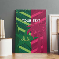 Custom West Indies And Pakistan Cricket Canvas Wall Art 2025 Windies Shaheens Together - Wonder Print Shop