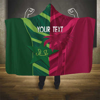Custom West Indies And Pakistan Cricket Hooded Blanket 2025 Windies Shaheens Together