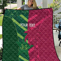 Custom West Indies And Pakistan Cricket Quilt 2025 Windies Shaheens Together - Wonder Print Shop