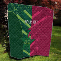 Custom West Indies And Pakistan Cricket Quilt 2025 Windies Shaheens Together - Wonder Print Shop