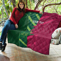 Custom West Indies And Pakistan Cricket Quilt 2025 Windies Shaheens Together - Wonder Print Shop