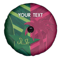 Custom West Indies And Pakistan Cricket Spare Tire Cover 2025 Windies Shaheens Together - Wonder Print Shop