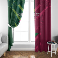 Custom West Indies And Pakistan Cricket Window Curtain 2025 Windies Shaheens Together - Wonder Print Shop