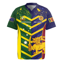 Custom Sri Lanka And Australia Cricket Rugby Jersey 2025 The Lions Baggy Greens Together - Wonder Print Shop